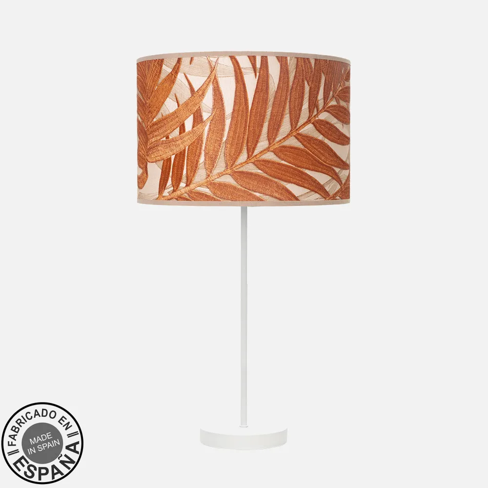 212471021 - Table Lamp Height Moda 1xe27 White/Caldera Leaf 63x30 X30 Cm