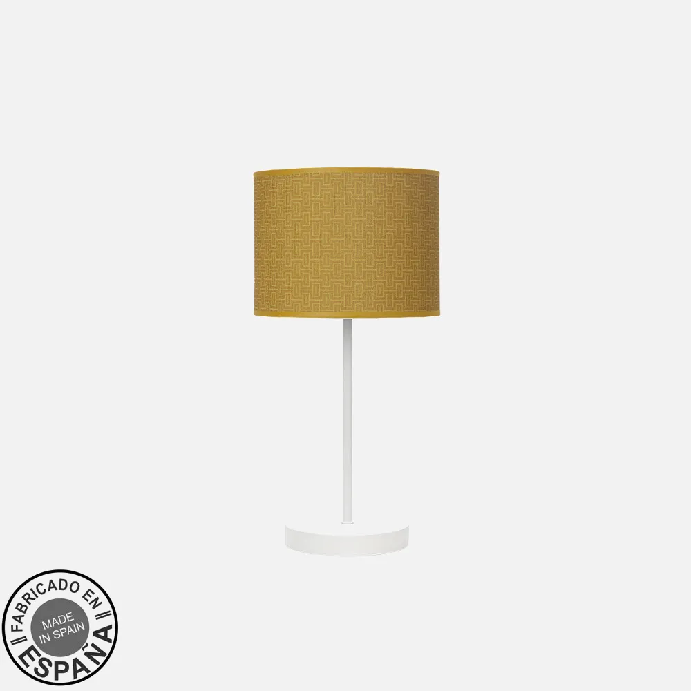 212470101 - Table lamp Moda 1xe14 White/yellow 42x17x17cm