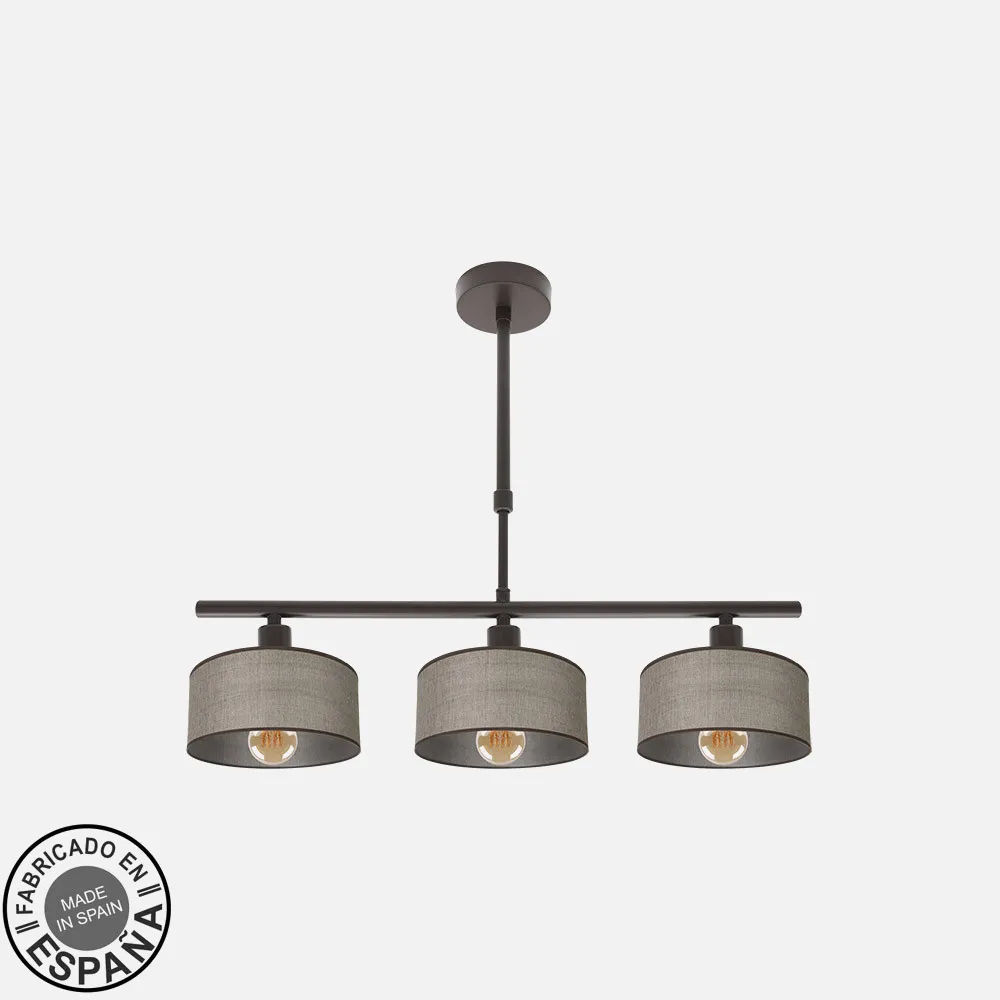 190353002 - Lamp Gilda 3xe14 Brown Regx55x14 Cm