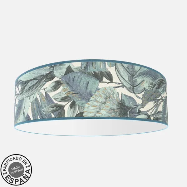 Ceiling light Argel 4xe27 Leaf Blue 17,5x60x60 Cm