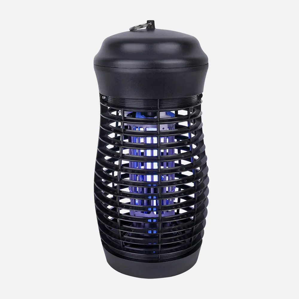 Mata Insectos Elect.criollo 15w Negro Luz Ultravioleta Rejilla Alta Tension Ipx4