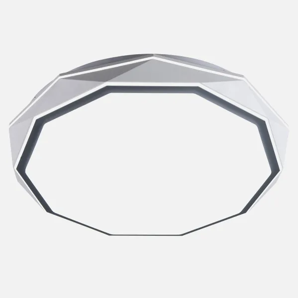 Plafon Red.odiel Gris 120w 3000-4000-6000k 7x50x50 Cm 10200lm C/remoto