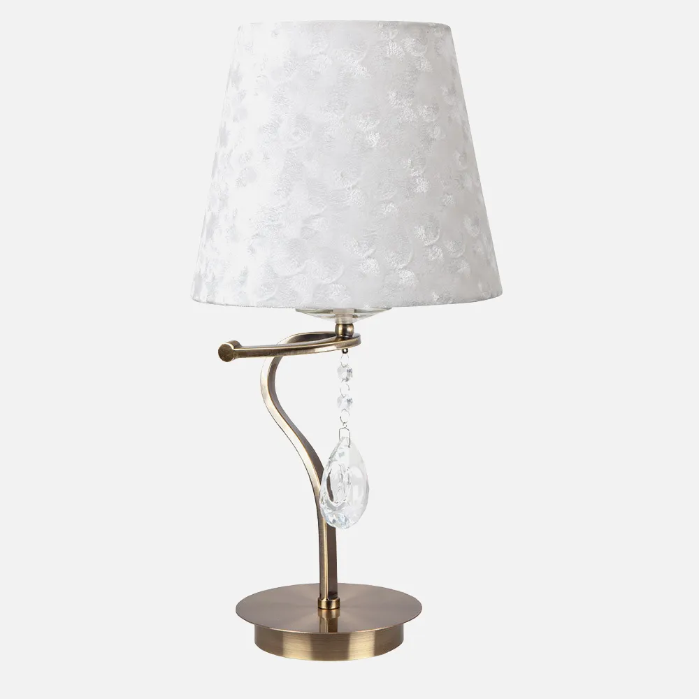 Sobremesa Serie Misuri Beis/cuero 1xe27 43x25d