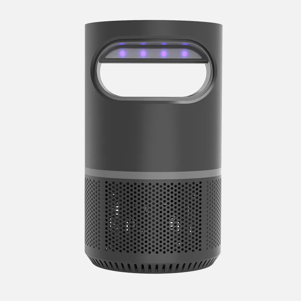 Mata Insectos Lumbre 3w Negro Estilo Inhale 21,5x12x12 Cm 8xled Ultravioleta Indoor