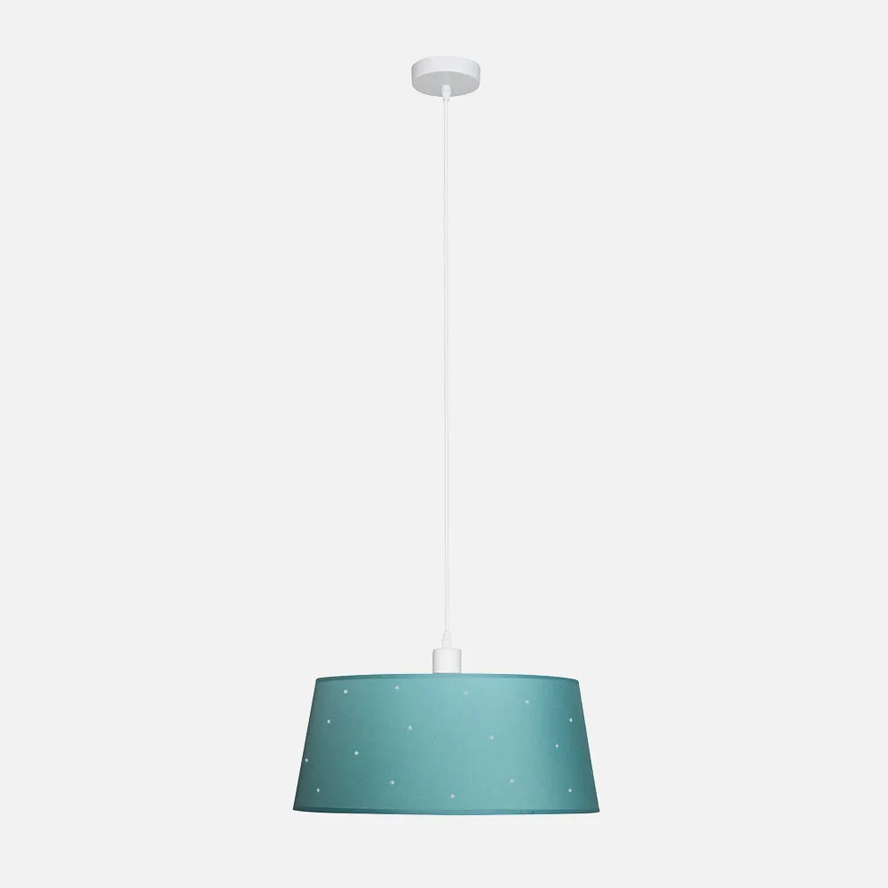 122894048 - Pendant light Consciencia 1xe27 Turquoise Regx40x40 Cm