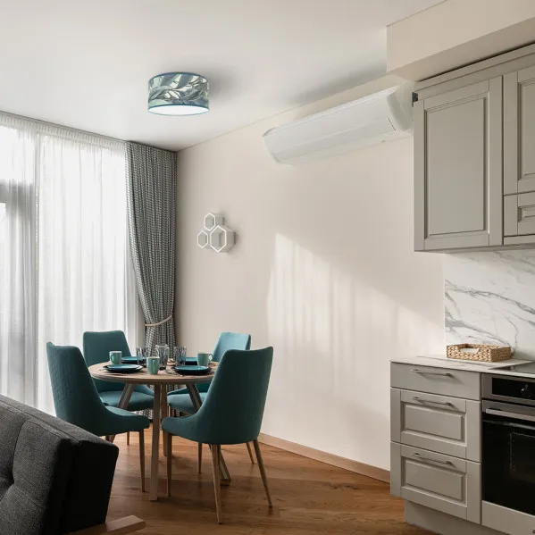 Ceiling light Argel 3xe27 Leaf Blue 15x30x30 Cm