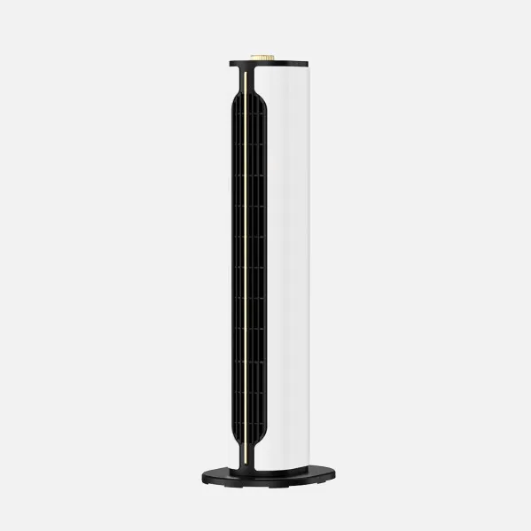 Vertical ceramic PTC fan heater 1500w Canada White/black 2 power levels 3 functions safety thermostat, tip-over protection 61,5x18x18cm