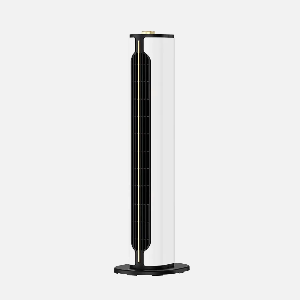 227311526 - Vertical ceramic PTC fan heater 1500w Canada White/black 2 power levels 3 functions safety thermostat, tip-over protection 61,5x18x18cm