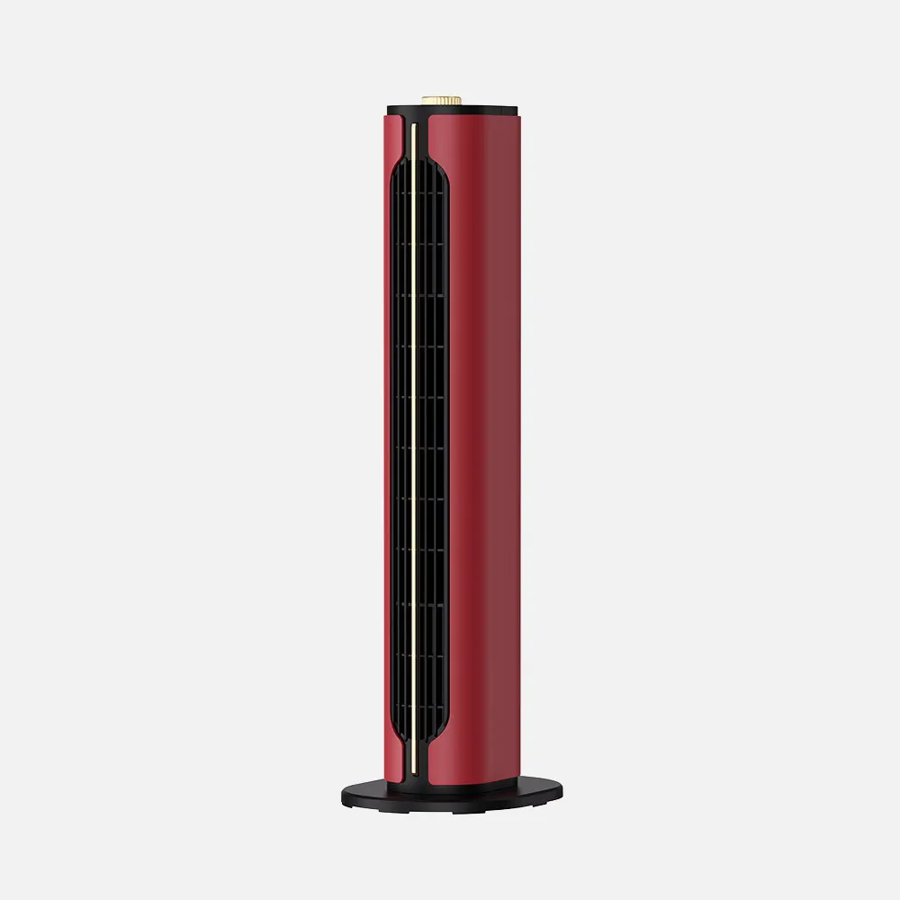 Termoventilador vertical ceramico Ptc 1500w Canada Rojo/negro 2potencias 3funciones Termost.seg.antivuelco 61,5x18x18cm