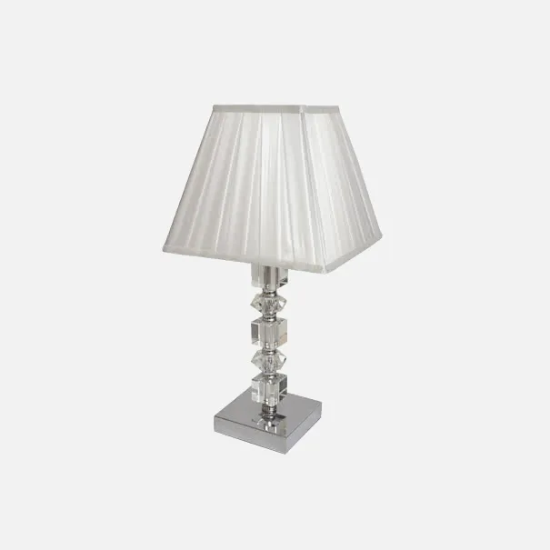 Sobremesa Cristal Peq Serie Belen 1xe14 C/pant Bla