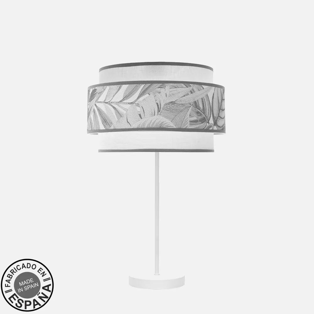 227971165 - Table lamp Height Camerun 1xe27 White/grey 60x30x30 Cm