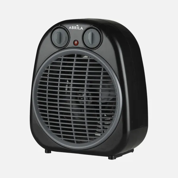 Fan heater Fogata 2000w Black/grey 2 power levels, 3 functions, adjustable safety thermostat, tip-over protection 24x20x13cm