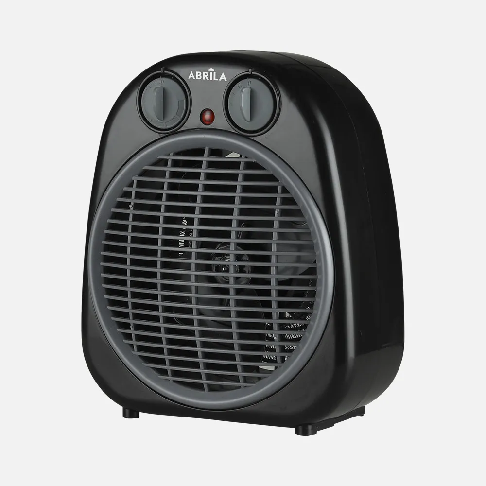 225922009 - Fan heater Fogata 2000w Black/grey 2 power levels, 3 functions, adjustable safety thermostat, tip-over protection 24x20x13cm