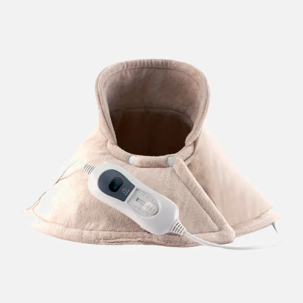 Cervical Heating Pad Elect.relente Beige 100w 3 Levels 60x62cm Automatic Shut-off, Removable and Washable