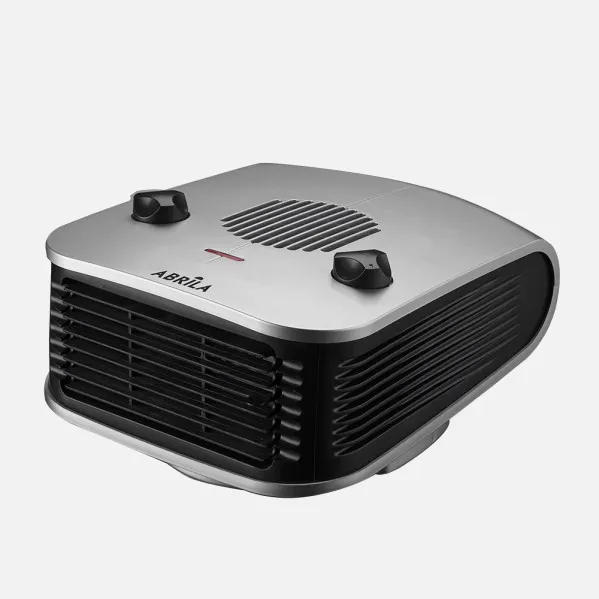 Fan heater Ardor 2000w Silver/black 2 power levels, 3 functions, dimmable safety thermostat 15x24,5x32,5cm