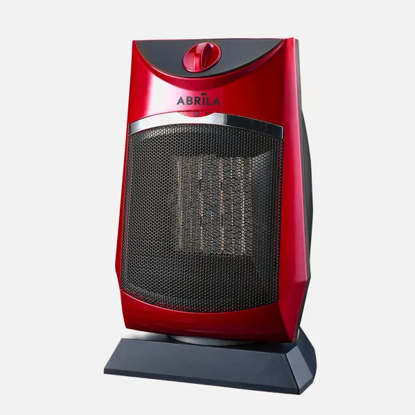 Ceramic PTC fan heater Calidez 1500w Red 2 power levels, 3 functions, dimmable safety protection, tip-over protection 32,5x20x17cm
