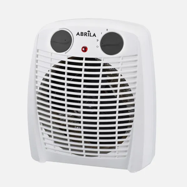 Fan heater Elec.gambia 2000w White/black 2 power levels 3 functions Safety protection Indicator light 23,8x19,5x11,7cm