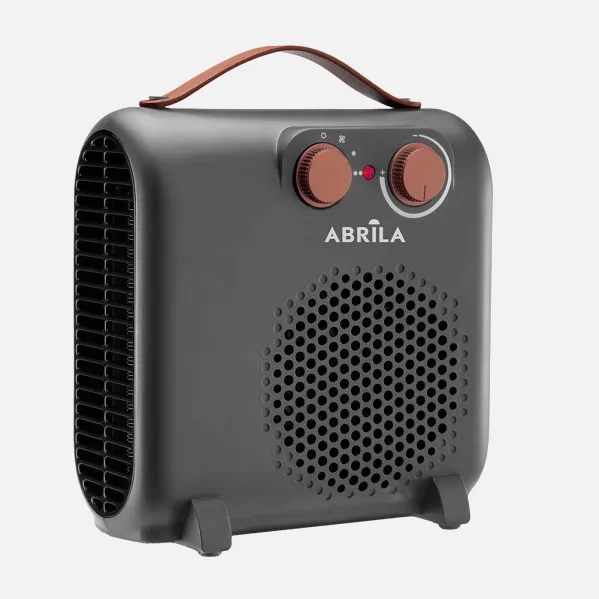 Termoventilador Elect.tundra 2000w Gris/marron 2potencias 3funciones Protecc.seg.luz Ind.24,8x23,3x11,7cm