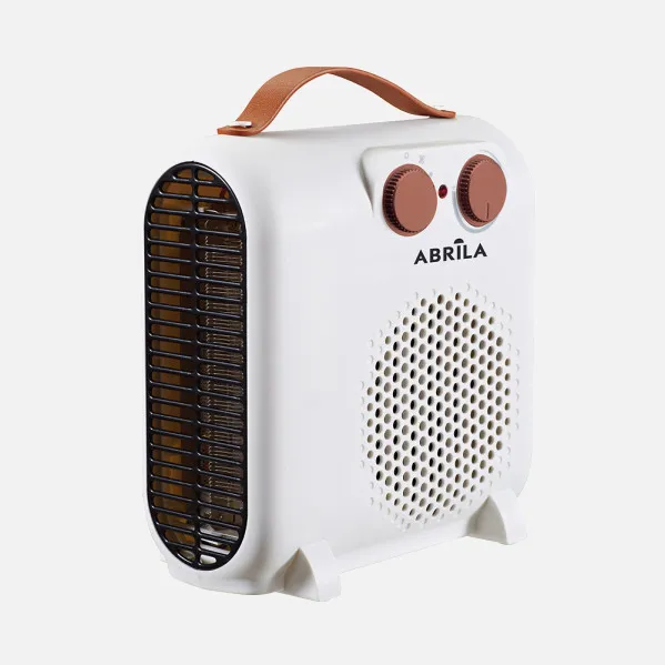 Fan heater Elec.tundra 2000w White/brown 2 power levels 3 functions Safety protection Indicator light 24,8x23,3x11,7cm