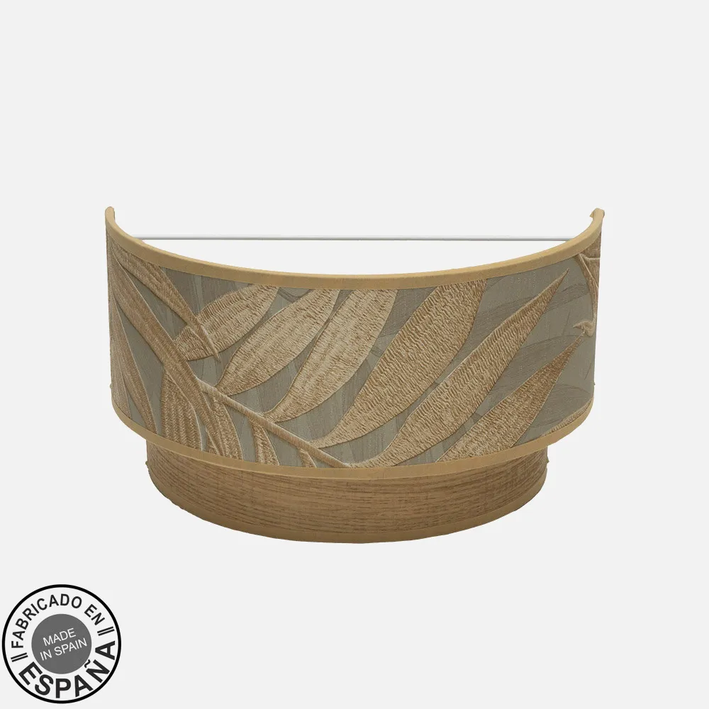 Aplique Samoa 1xe27 Camel 17x30x15 Cm