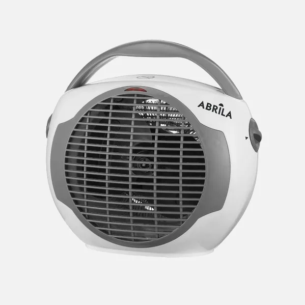 Fan heater Llama 2000w White/grey 2 power levels, 3 functions, adjustable safety thermostat, tip-over protection, carry handle 22,6x24,7x17