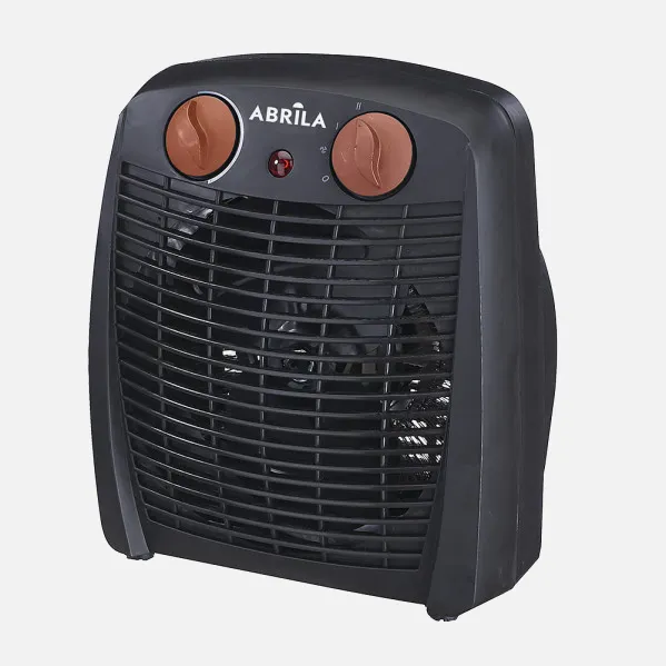 Fan heater Elec.gambia 2000w Black/brown 2 power levels 3 functions Safety protection Indicator light 23,8x19,5x11,7cm