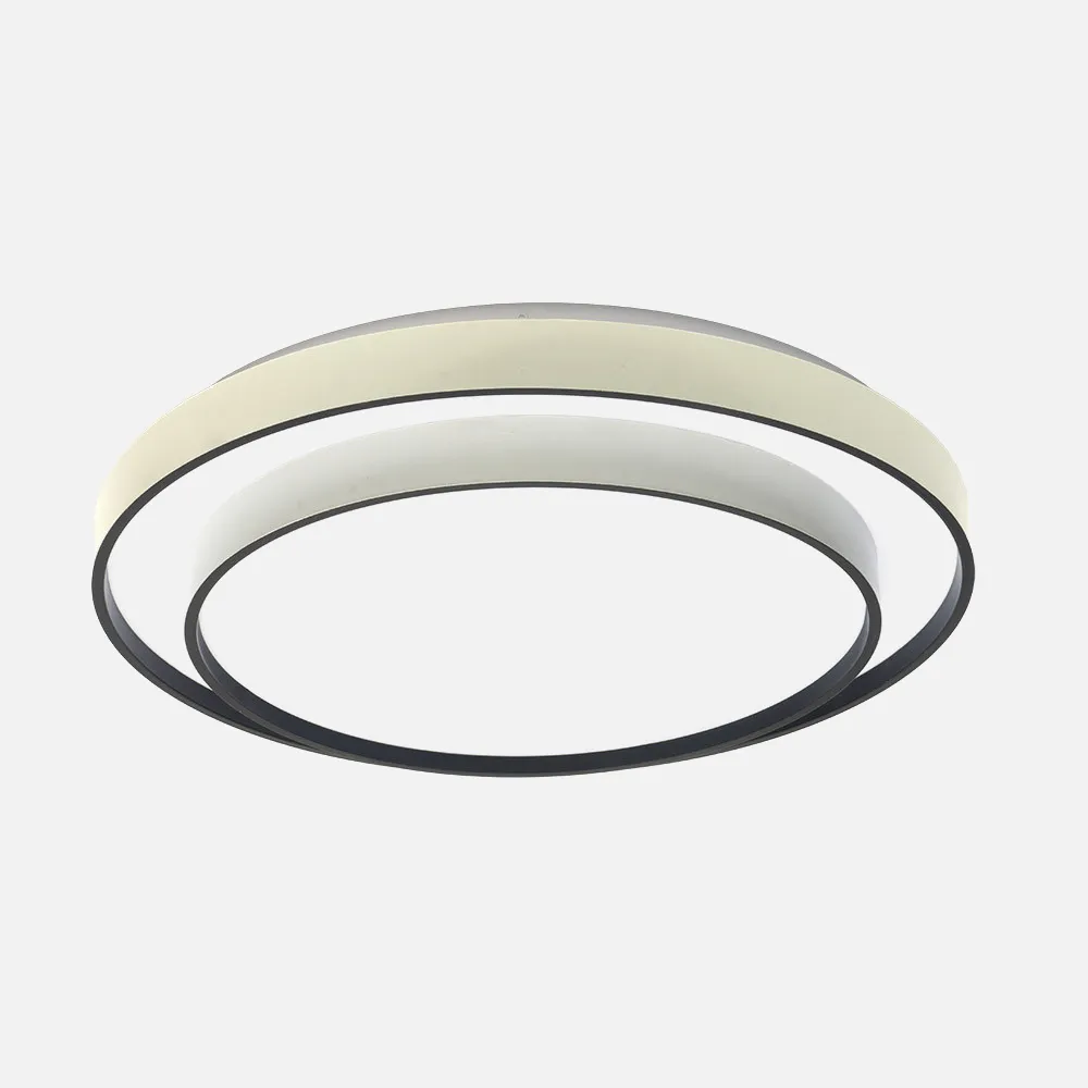 218985026 - Plafon Fana 60w 3000-4200-6500k Blanco/negro 9x50x50cm 5400lm C/remoto