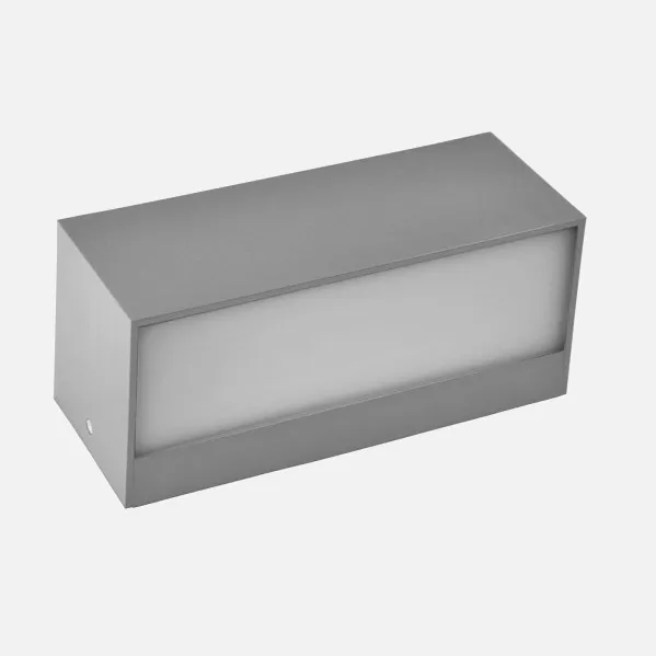 Outdoor wall light Masala 1xe27 Grey IP65 Polycarbonate  9x23x10,1 Cm