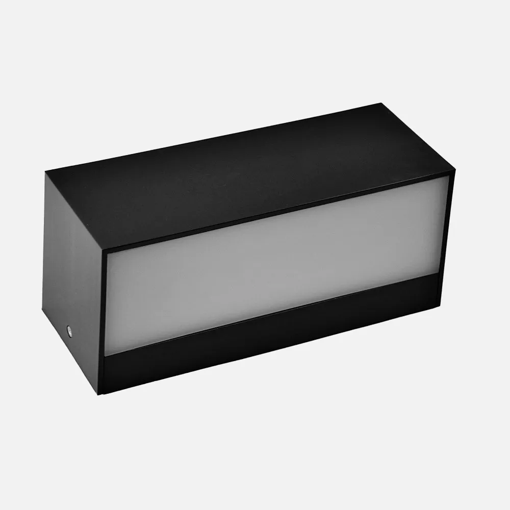 126961009 - Aplique Exterior Masala 1xe27 Negro Ip65 Policarbonato  9x23x10,1 Cm