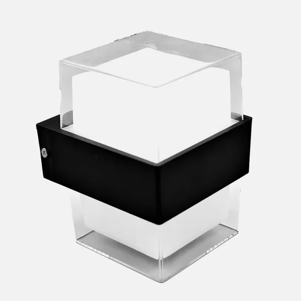 Outdoor Wall Light 8w 3000k Tucan Black IP44 500lm 13,3x9,5x10,5 Cm