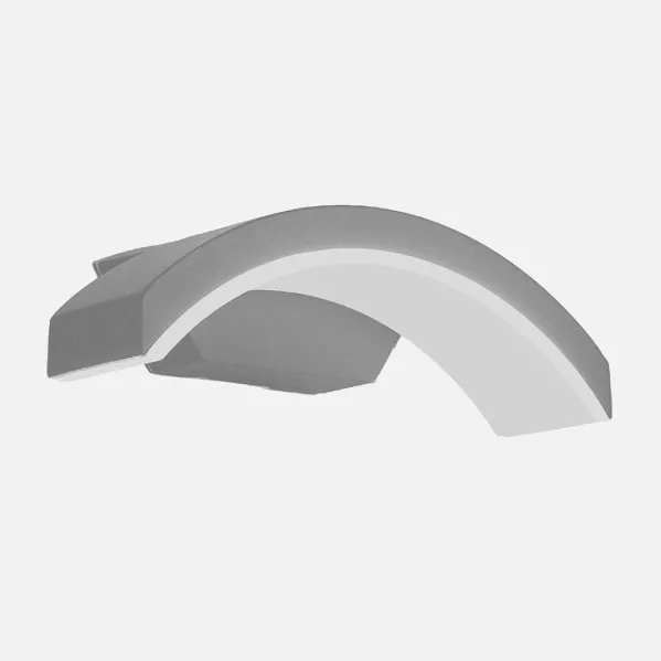 Outdoor Wall Light 12w 3000k Koala Grey IP65 11,1x27,4x8,2 Cm 600lm