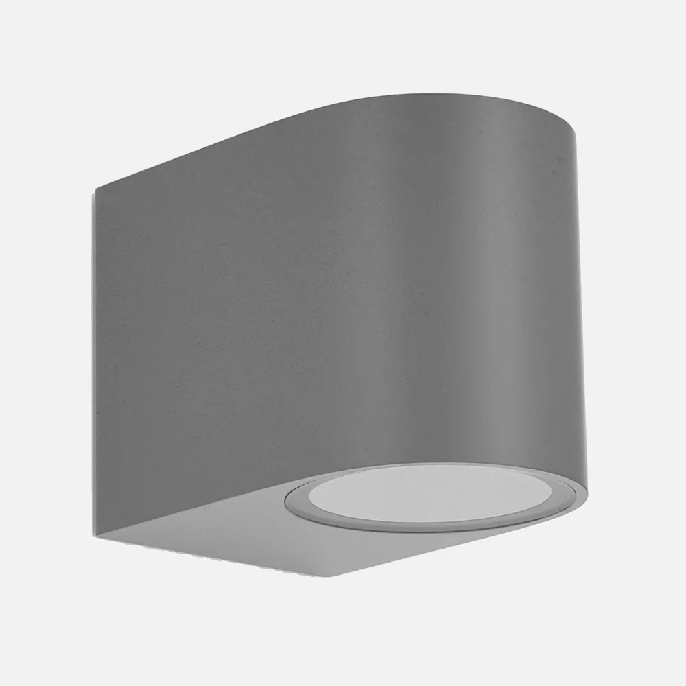 233461128 - Outdoor Wall Light Gacela 1xgu10 Grey Ip44 8x7x9 Cm
