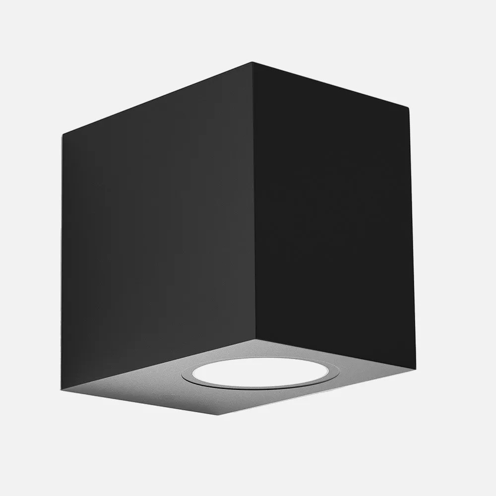 233561109 - Aplique Exterior Alce 1xgu10 Negro Ip44 8x7x9 Cm