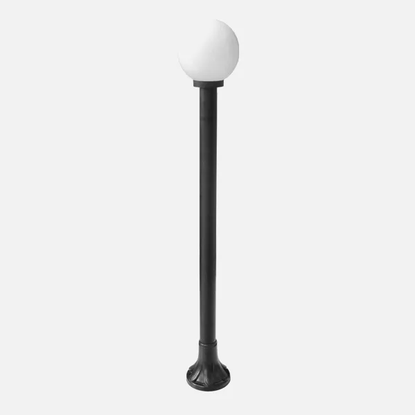 Farola Peq. Exterior Abanto 1xe27 Negro Ip44 130x20x20 Cm