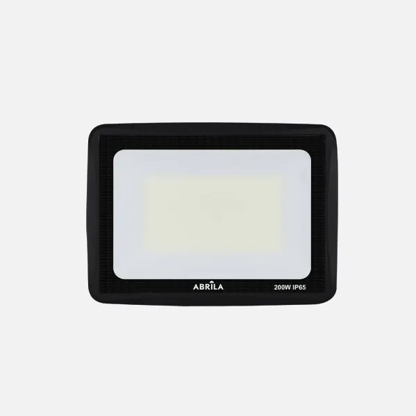 Proyector Zircon 200w 6500k Negro 20000lm  26x32x3,6 Cm Ip65