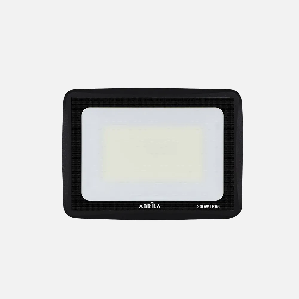 Proyector Zircon 200w 6500k Negro 20000lm  26x32x3,6 Cm Ip65