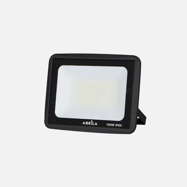 Foco Zircon 100w 6500k Preto 10000lm 120º 18,5x23x2,7 Cm Ip66