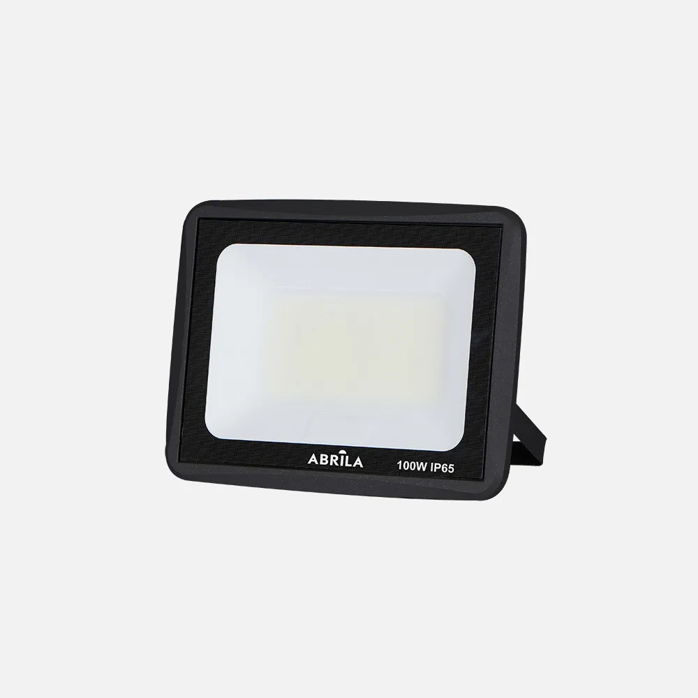 147481009 - Proyector Zircon 100w 6500k Negro 10000lm 18,5x23x2,7 Cm Ip65