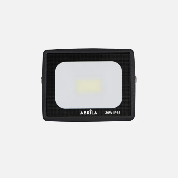 Floodlight Zircon 20w 6500k Black 2000lm 10x12,5x2,3 Cm Ip65