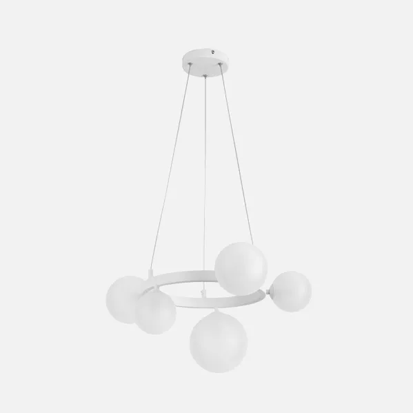 Lampara Lozolla 5xg9 Blanca Regx52x52cm