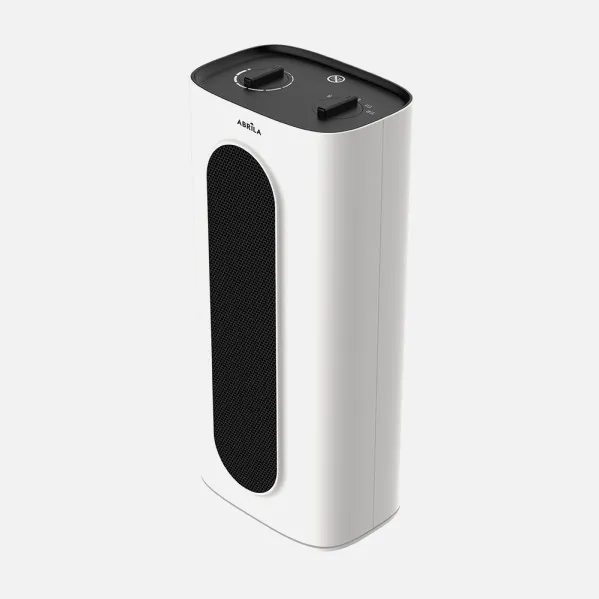 Termoventilador Ceramico Chequia 2000w Blanco/negro Oscilante 2potencias Antivuelco Termost.reg.38,5x17,5x12,8cm
