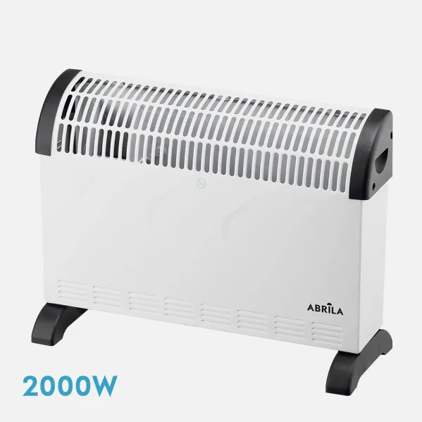 Convector heater Falla 2000w White 3 powers Dimmable therm., Overheat prot., Carry handle And Turbo function 39x53x20cm