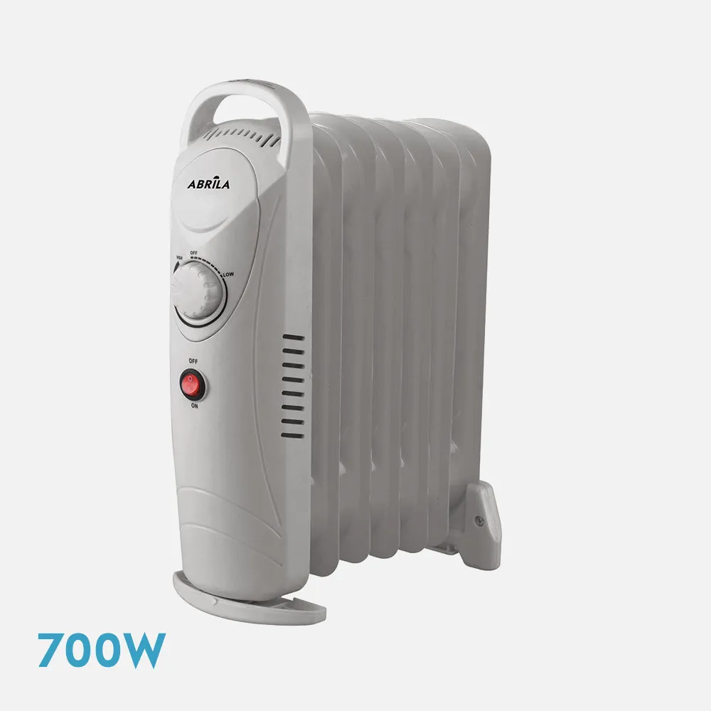Radiador Aceite Confort 700w 7element Termostato Reg Protec.sobrecalent. Luz Indicadora Asa 37x27,5x14 Cm