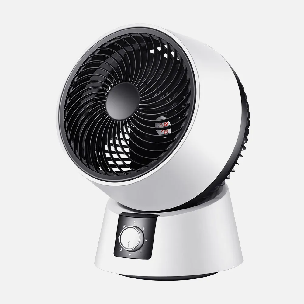 Ventilador Sobremesa Gavilan Blanco/negro 35w 3vel Orientable Fijo Y Rotat.35,5x26,5x25,7cm