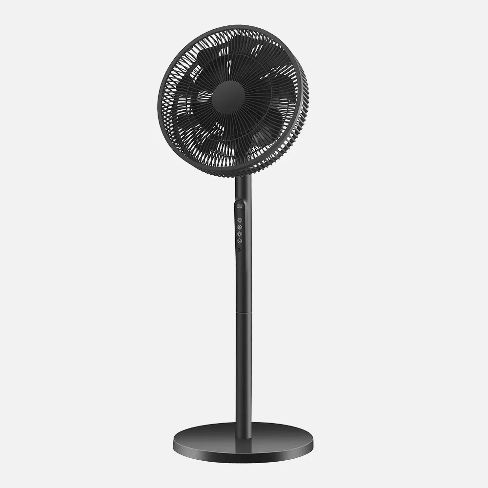 235841009 - Fan Of Foot Azor Black 3speeds 60w 70/100x35x35cm Oscillating C/remote And Timer