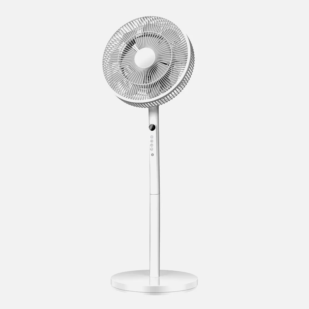 235841001 - Ventilador De Pie Azor Blanco 3vel 60w 70/100x35x35cm Oscilante C/remoto Y Temporizador