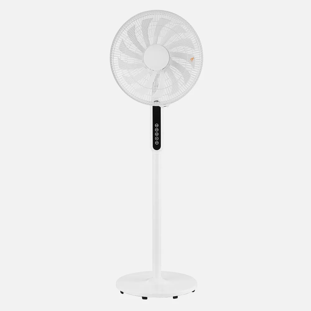 235941001 - Ventilador De Pie Torbellino Blanco 3velocidades 60w 13aspas Regx41x41 Display Oscilante,remoto,temporizador
