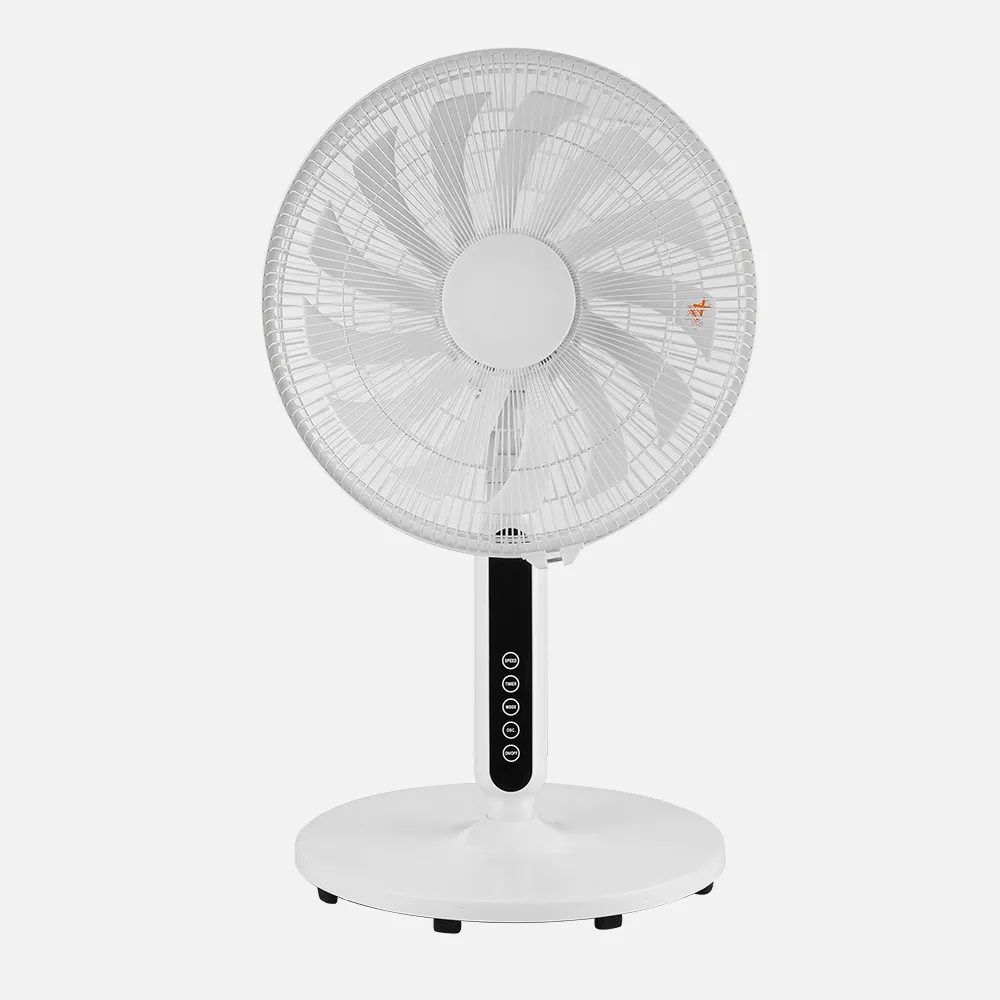 Ventilador De Pie Torbellino Blanco 3velocidades 60w 13aspas Regx41x41 Display Oscilante,remoto,temporizador