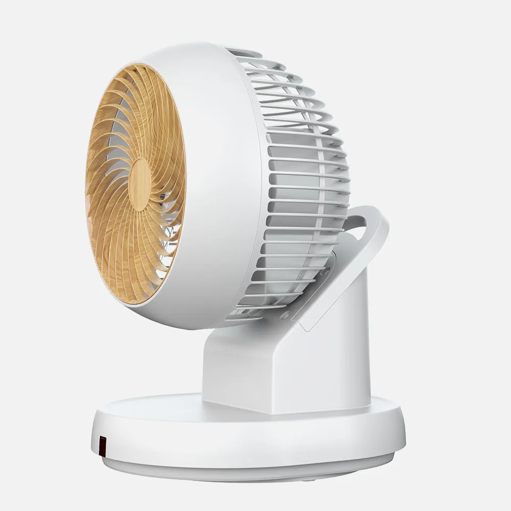 237771068 - Ventilador Sobremesa Urbel Blanco/haya 30w 4vel 31,5x 21x24cm Oscilación 3d Remoto, Temporizador