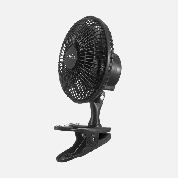 Ventilador Sobrem.c/pinza Nervion Negro 2velocidades 20w  2en1 30x20x16cm